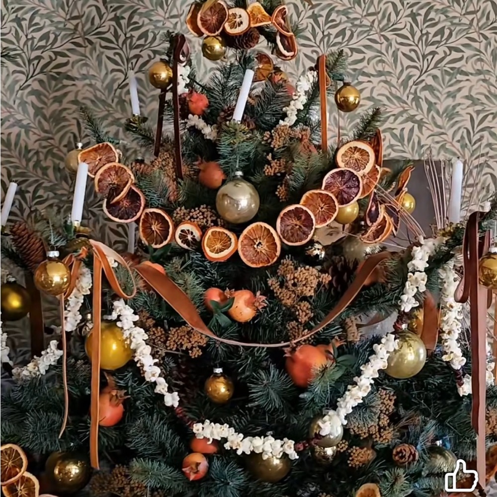 Pop corn Christmas Tree Garland Decoration New